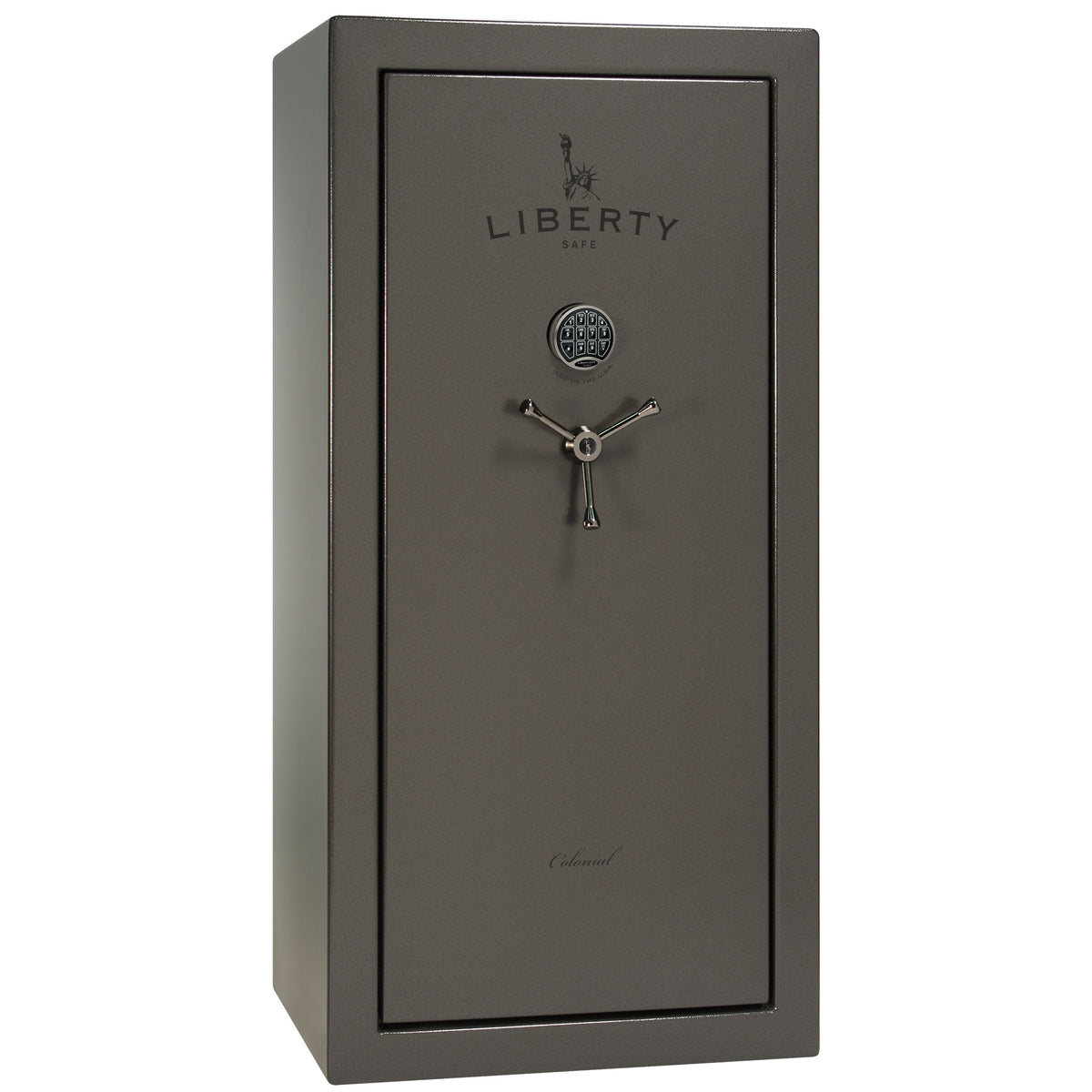 Colonial Series | Level 4 Security | 75 Minute Fire Protection | 23 PRO FLEX | DIMENSIONS: 60.5"(H) X 30"(W) X 22"(D*) | Gray Marble | Electronic Lock - Closed