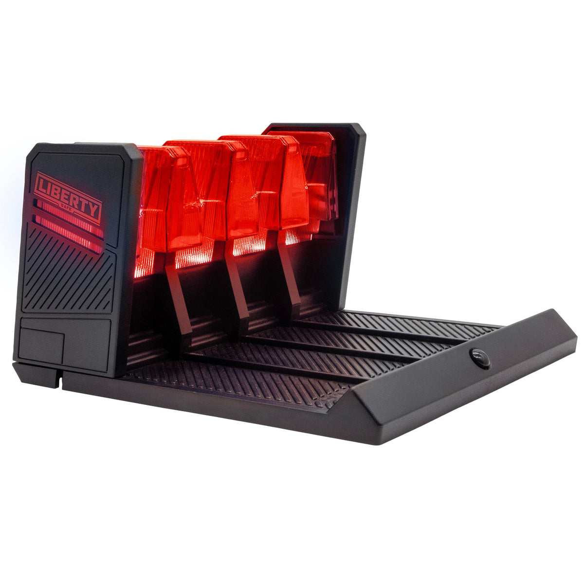 Accessory - Storage - LED Pistol Rack Red Lit Empty